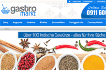 Tablet Screenshot of gastromarkt-nbg.de